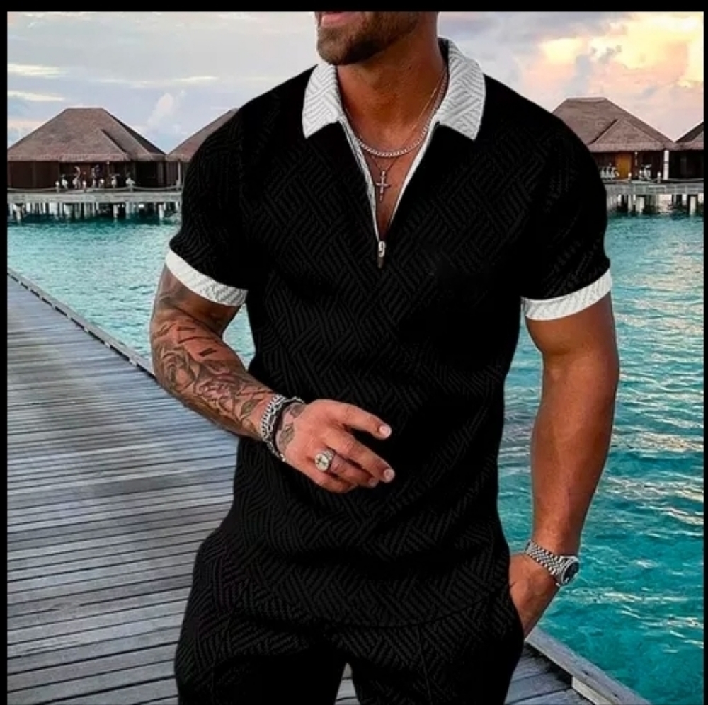 Mens 2pcs Tracksuit